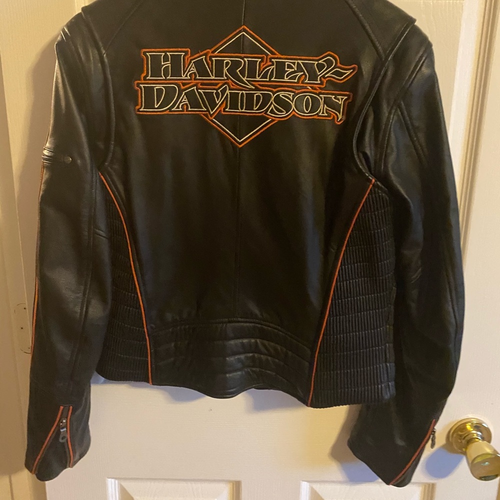 Harley Davidson leather riding jacket